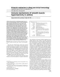 Molecular mechanisms in allergy and clinical immunology