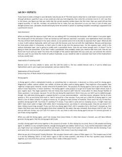 Transcription 11.10.03 lab