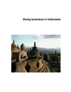 Doing business in Indonesia
