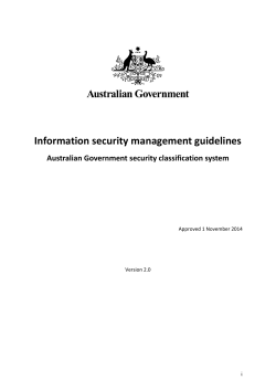 Australian Government security classification system