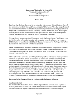 House Ag written testimony 20170328