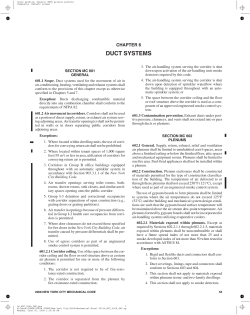 duct systems - International Code Council
