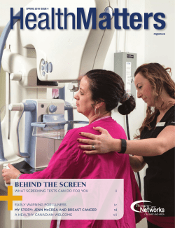 Health Matters - Calgary Foothills Primary Care Network