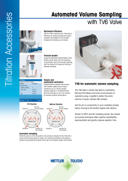 Automated Volume Sampling