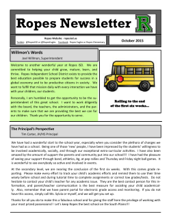 Ropes Newsletter
