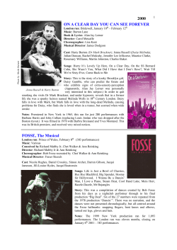 London Musicals - Over The Footlights