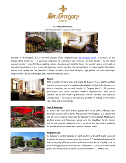 ST. GREGORY HOTEL AN INDEPENDENT COLLECTION HOTEL