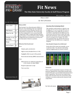 october14 - Faculty Staff Fitness Program