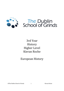 European History: Dictators and WWII