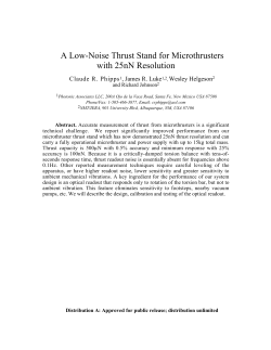 A Low-Noise Thrust Stand for Microthrusters with 25nN Resolution