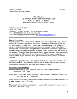 3203 - Carleton University