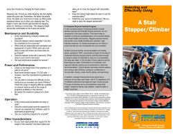 Selecting and Effectively Using a Stair Stepper