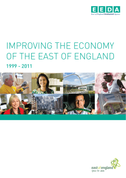 Improving the economy of the East of England