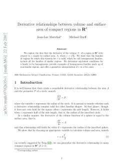 arXiv:math/0702635v1 [math.MG] 22 Feb 2007