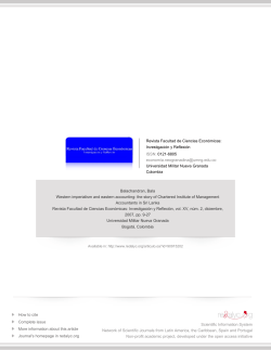 Redalyc.Western imperialism and eastern accounting: the story of