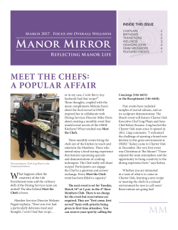 Read Latest Manor Mirror Issue