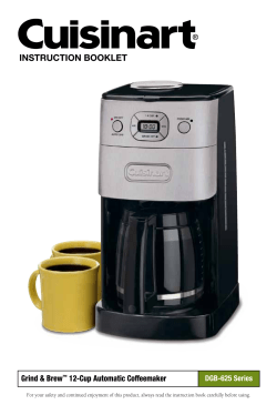 Manual - Cuisinart