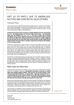 soft us cpi partly due to anomalous factors and core