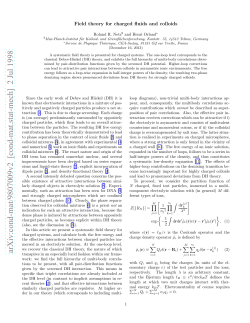 Field theory fo charged fluids and colloids