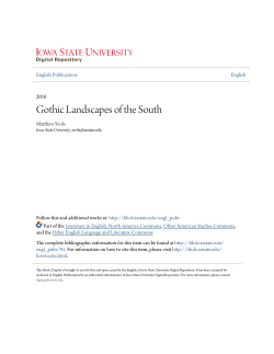Gothic Landscapes of the South - Iowa State University Digital