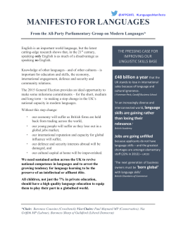 manifesto for languages