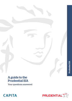 A guide to the Prudential ISA