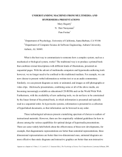 UNDERSTANDING MACHINES FROM MULTIMEDIA AND