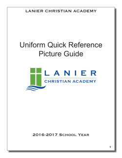 Uniform Quick Reference Picture Guide