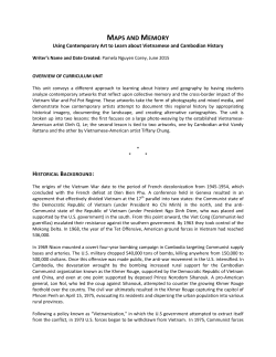 maps and memory - Southeast Asia Program