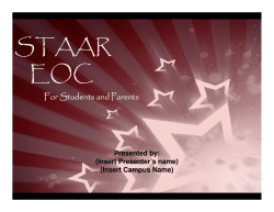 staar eoc - Humble ISD