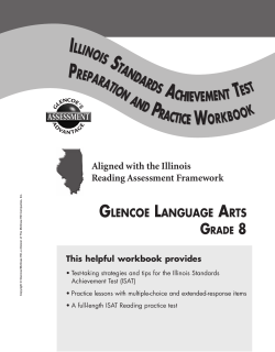 illinois standards achievement test preparation and practice