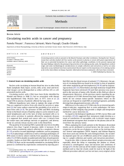 Circulating nucleic acids in cancer and pregnancy