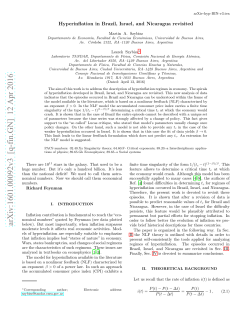 Hyperinflation in Brazil, Israel, and Nicaragua revisited