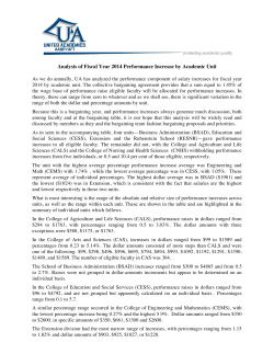 FY 2014 Performance Analysis by unit text