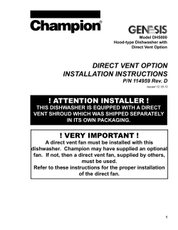 direct vent option installation instructions