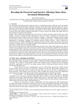 Revealing the Perceived Legal barriers Affecting China