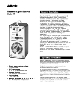 Altek Model 22 Step Thermocouple Simulator