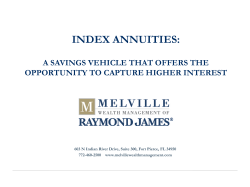 Index Annuities