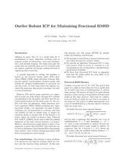 Outlier Robust ICP for Minimizing Fractional RMSD