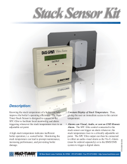 Stack Sensor Kit Literature