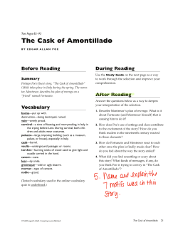 The Cask of Amontillado