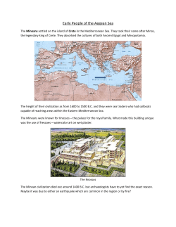 Early People of the Aegean Sea