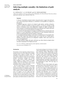 Inferring multiple causality: the limitations of path