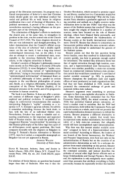 David R. Shearer. Industry, State, and Society in Stalin`s Russia