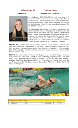 Allison Ridge `16 Cincinnati, Ohio