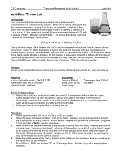 4-4 Acid-Base Titration Lab fy11
