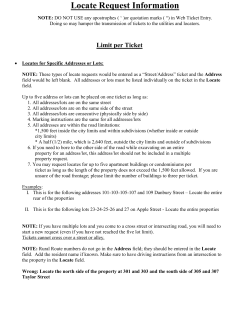 Locate Request Information