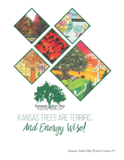 Kansas Arbor Day Poster Contest 1