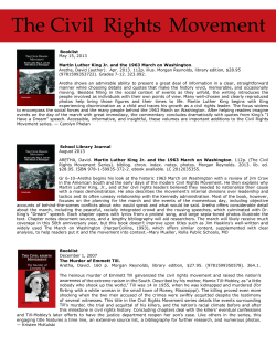The Civil Rights Movement - Morgan Reynolds Publishing