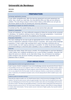 Universit&eacute; de Bordeaux